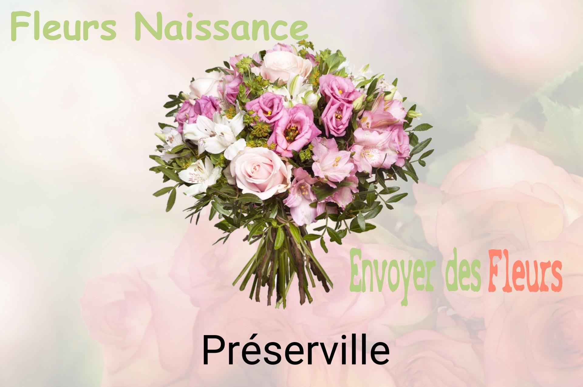 Bouquet de fleurs de naissance livré à Préserville